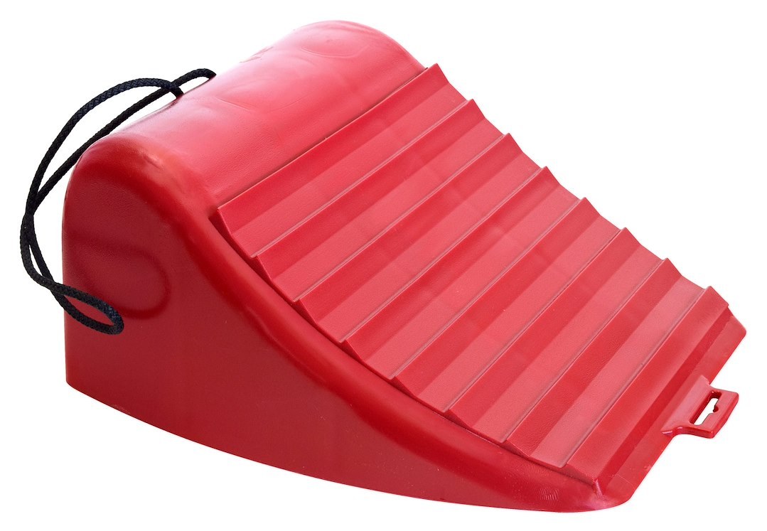 Valterra Wheel Chock, Big Chock, Red, Plastic, Single – A10-0914