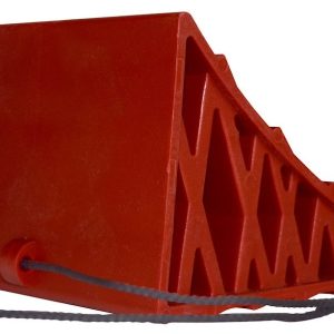 Valterra Wheel Chock, Stayput, Red, Plastic, 5-3/4 Inch Width, Single – A10-0915