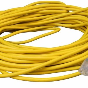 Valterra Extension Cord, Mighty Cord ™, 125 Volt Extension Cord, 3 Prong LED Lighted Ends, Single Outlet, 15 Amp, 14 Gauge, 3 Wire – A10-10014E