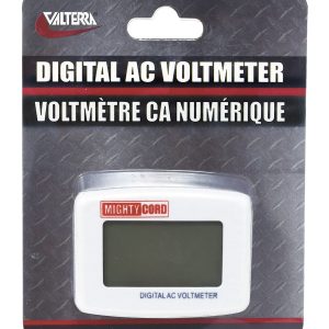 Valterra Line Voltage Monitor, Mighty Cord ™, Provides a Continuous and Accurate Reading of AC Line Voltage, Plug IN Wall Socket – A10-120VM