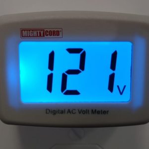 Valterra Line Voltage Monitor, Mighty Cord ™, Provides a Continuous and Accurate Reading of AC Line Voltage, Plug IN Wall Socket – A10-120VM
