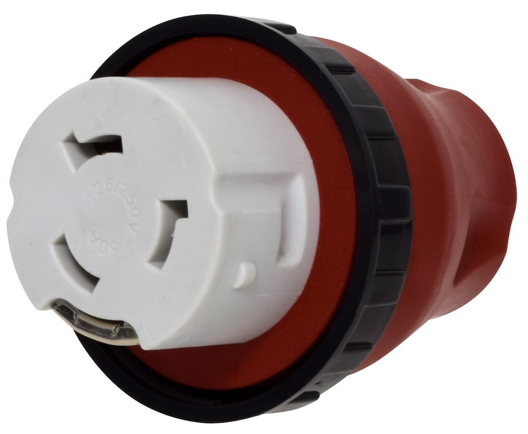 Valterra Power Cord Adapter, Mighty Cord ™, Use to Adapt 15 Amp Power for Use with 50 Amp Trailers, 15 Amp Male to 50 Amp Female – A10-1550DAVP