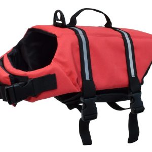 Valterra Pet Clothes, Life Preserver Jacket, 22 Inch to 29 Inch Girth for Medium Size Dogs from 20 to 40 Pounds – A10-2028VP