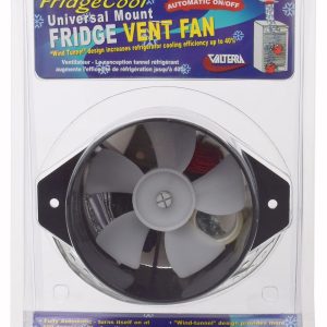 Valterra Refrigerator Cooling Fan Assembly, Fridgecool, Use to Keep Refrigerator Coils Cool and Working Efficiently, Round Fan, 12 Volt – A10-2618VP