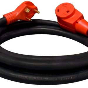 Valterra Extension Cord, Mighty Cord ™, 125 Volt Extension Cord, 3-Prong, 30 Ampere, 10 Gauge Three Wire, 10 Foot Length, Black – A10-3010EH