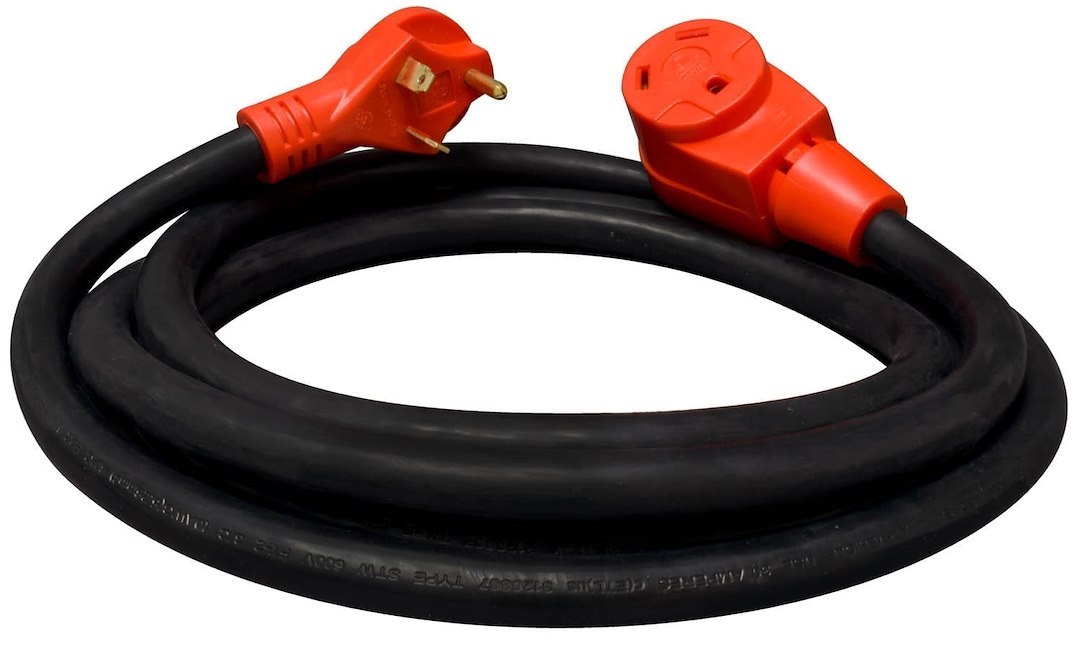Valterra Extension Cord, Mighty Cord ™, 125 Volt Extension Cord, 3-Prong, 30 Ampere, 10 Gauge Three Wire, 10 Foot Length, Black – A10-3010EH