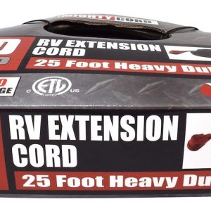 Valterra Extension Cord, Mighty Cord ™, 125 Volt Extension Cord, 3-Prong, 30 Ampere, 10 Gauge Three Wire, 25 Foot Length, Black – A10-3025EH