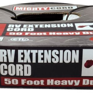 Valterra Extension Cord, Mighty Cord ™, 125 Volt Extension Cord, 3-Prong, 30 Ampere, 10 Gauge Three Wire, 50 Foot Length, Black – A10-3050EH