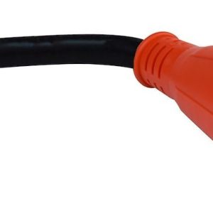 Valterra Power Cord Adapter, Mighty Cord ™, 30 Amp Male to 50 Amp Female Locking Receptacle, Red, 12 Inch Length, Non Locking – A10-3050HD
