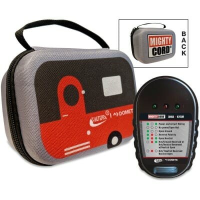 Valterra Circuit Tester, Mighty Cord ™, With Fault Indicator Lights, 30 Amp Outlet, 125 Volt AC – A10-30CTVP
