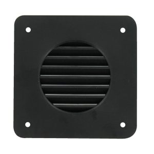 Valterra Battery Box Vent, Use to Direct Battery Box Fumes Outside for Safety, Louvered Vent Cover – A10-3300BK