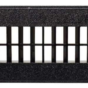 Valterra Heating/ Cooling Register, Floor Mount, 2-1/4 Inch Width X 10 Inch Length, 2-HOLE, Black – A10-3366VP