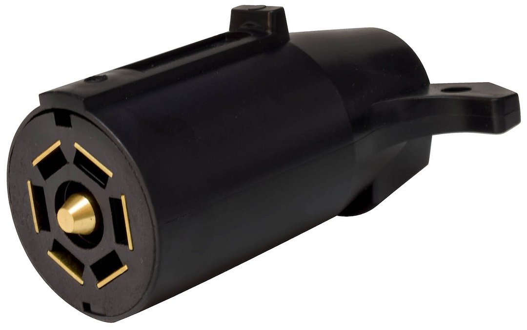 Valterra Trailer Wiring Connector, Trailer Side, 7-WAY Round, Without Lead Wire – A10-7081