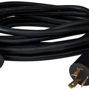 Valterra Power Cord, Mighty Cord ™, Power Supply Cord, 3 Prong with Twist Lock, Single Output, 30 Amp, 25 Foot Length, Black – A10-G30253E