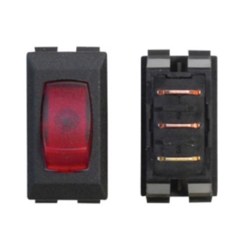 Valterra Interior Light Switch, Diamond Group, 6 Amp at 125 Volt AC/ 3/4 Hp/ Ul/ Csa/ Vde, Rocker, Single Pole Single Throw – DG131VP