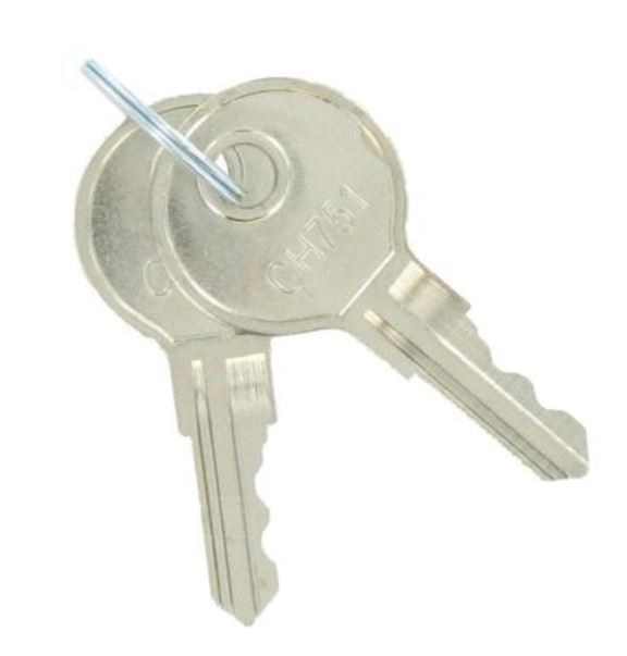 Valterra Key, Replacement Key for Valterra Cam Locks 751, Without Packaging – A524