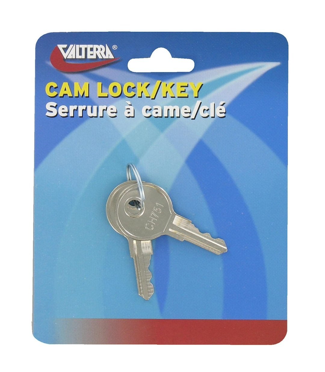 Valterra Key, Replacement Key for Valterra Cam Locks 751, Retail Package – A524VP