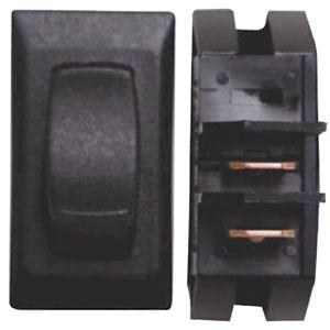 Valterra Interior Light Switch, Diamond Group, 125 Volt AC, 16 Amp, Rocker, Single Pole Single Throw, 1.125 Inch X 0.55 Inch Cutout Size – DG118NPB