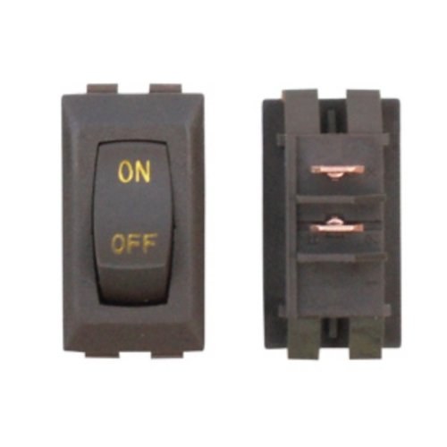 Valterra Interior Light Switch, Diamond Group, 16 Amp at 125 Volt AC/ 3/4 Hp/ Ul/ Csa/ Vde, Rocker, Single Pole Single Throw – DG152UVP