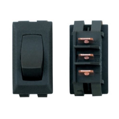 Valterra Interior Light Switch, Diamond Group, 12 Volt, 2-WAY Lighting, 16 Amp, Rocker, Single Pole Single Throw – DG26UPB