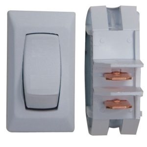 Valterra Interior Light Switch, Diamond Group, 16 Amp at 125 Volt AC/ 3/4 Hp/ Ul/ Csa/ Vde, Rocker, Single Pole Single Throw – DG110UVP