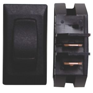 Valterra Interior Light Switch, Diamond Group, 125 Volt AC, 16 Amp, Rocker, Single Pole Single Throw, 1.125 Inch X 0.55 Inch Cutout Size – DG118NVP