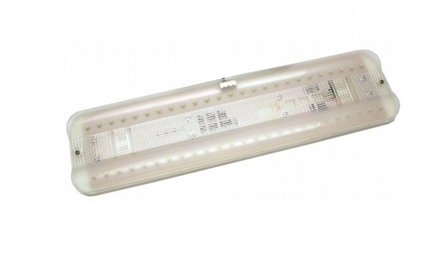 Valterra Interior Light – LED, Diamond Group, 50 LED, 14 Inch Length X 3-3/4 Inch Width, Clear Lens, 12 Volt, Surface Mount – DG52529PB
