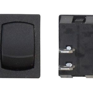 Valterra Multi Purpose Switch, Diamond Group, Momentary, Single Pole Single Throw, 125 Volt AC, 16 Amp, Rocker, Non-Lighted, Black, Set of 3 – DG211PB