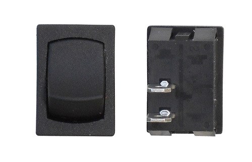 Valterra Multi Purpose Switch, Diamond Group, Momentary, Single Pole Single Throw, 125 Volt AC, 16 Amp, Rocker, Non-Lighted, Black, Set of 3 – DG211PB