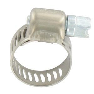 Valterra Hose Clamp, #4, 1/4 Inch X -5/8 Inch Clamping Range, Worm Gear Style, Stainless Steel, Bulk – H03-0015BU