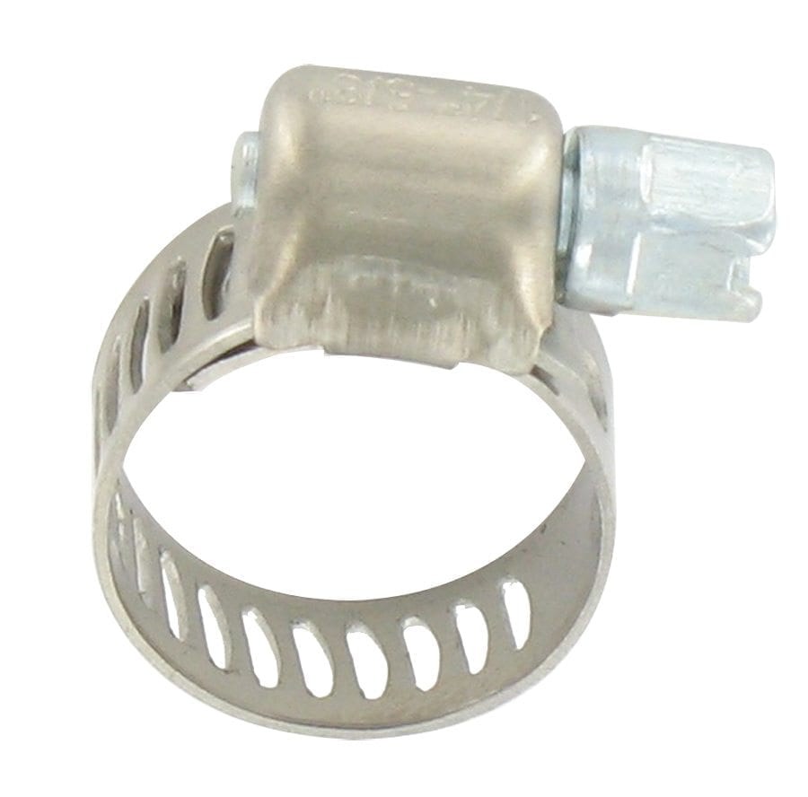 Valterra Hose Clamp, #4, 1/4 Inch X -5/8 Inch Clamping Range, Worm Gear Style, Stainless Steel, Bulk – H03-0015BU