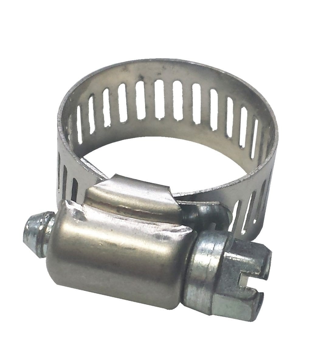 Valterra Hose Clamp, #6, 3/8 Inch X -7/8 Inch Clamping Range, Worm Gear Style, Stainless Steel, Bulk – H03-0020BU