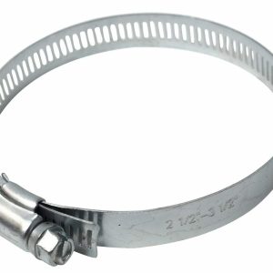 Valterra Hose Clamp, #48, 2-1/2 Inch X 3-1/2 Inch Clamping Range, Worm Gear Style, Stainless Steel, Single – H03-0058