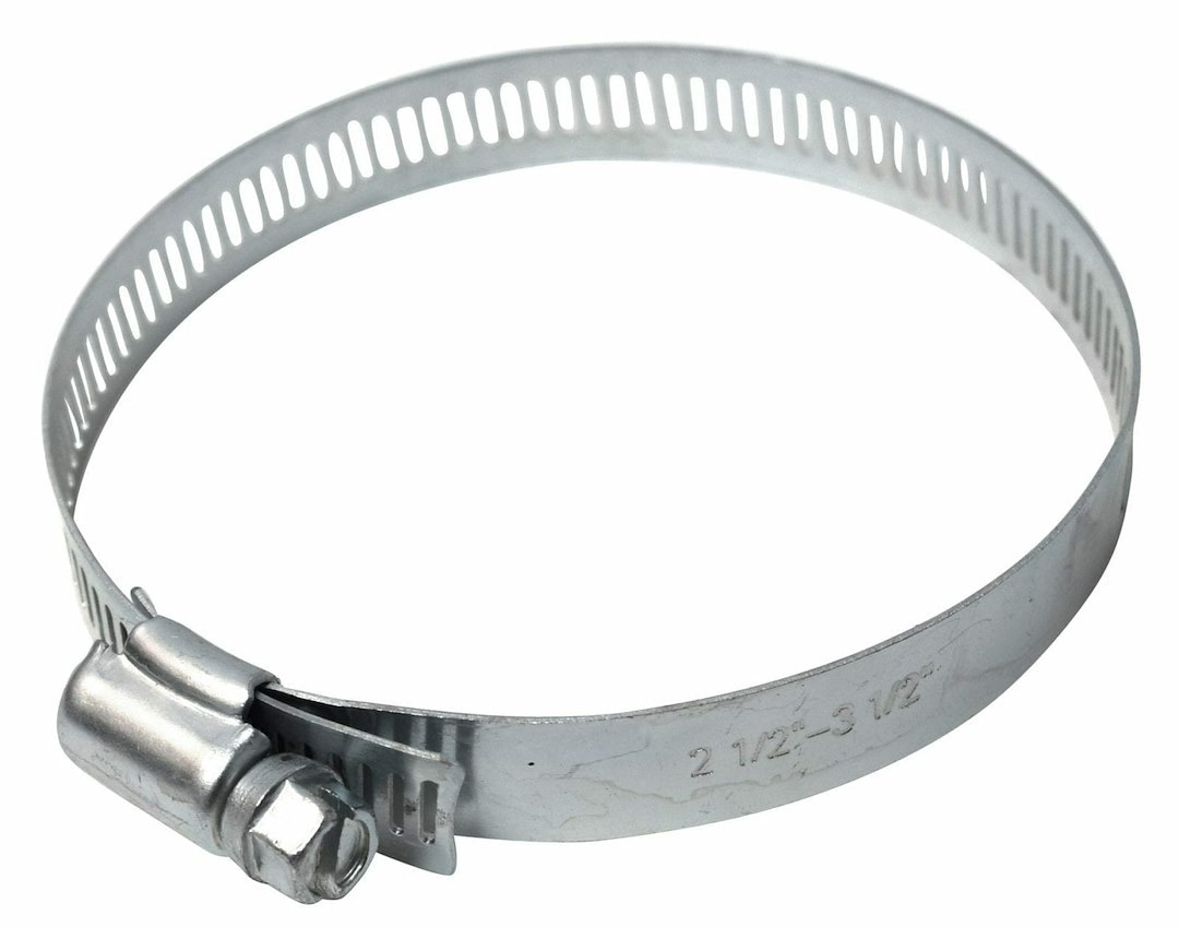 Valterra Hose Clamp, #48, 2-1/2 Inch X 3-1/2 Inch Clamping Range, Worm Gear Style, Stainless Steel, Single – H03-0058