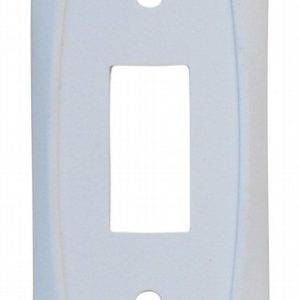 Valterra Switch Plate Cover, Diamond Group, Single Opening, 1.16 Inch Width X 2.74 Inch Height, White, Set of 3 – DG101PB