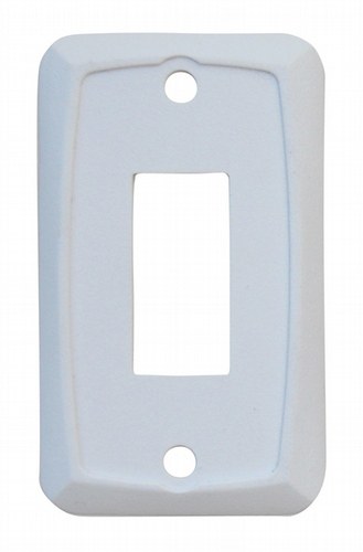 Valterra Switch Plate Cover, Diamond Group, Single Opening, 1.16 Inch Width X 2.74 Inch Height, White, 1 Per Card – DG101VP