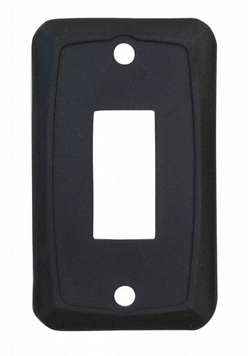 Valterra Switch Plate Cover, Diamond Group, Single Opening, 1.16 Inch Width X 2.74 Inch Height, Black, Set of 3 – DG115PB
