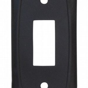 Valterra Switch Plate Cover, Diamond Group, Single Opening, 1.16 Inch Width X 2.74 Inch Height, Black, 1 Per Card – DG115VP