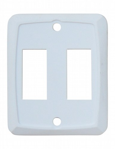 Valterra Switch Plate Cover, Diamond Group, Double Opening, 2-1/4 Inch Width X 2.74 Inch Height, White, 1 Per Card – DG201VP