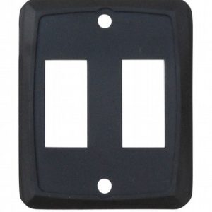 Valterra Switch Plate Cover, Diamond Group, Double Opening, 2-1/4 Inch Width X 2.74 Inch Height, Black, 1 Per Card – DG215VP