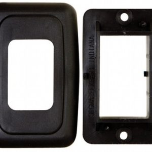 Valterra Switch Plate Cover, Diamond Group, Single Opening, 1.84 Inch Width X 2.84 Inch Height, Black, 1 Per Card – DGPB3515VP