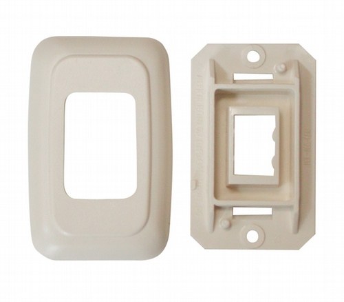 Valterra Switch Plate Cover, Diamond Group, Single Opening, 1.84 Inch Width X 2.84 Inch Height, Ivory, 1 Per Card – DGPB3158VP