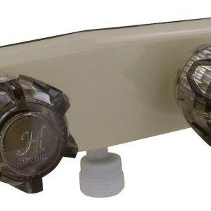 Valterra Shower Control Valve, 2 Valve, Single Piece Wall Mount, Plastic Compression Valve, 4 Inch Center Distance, 2 Hole Application – PF213142
