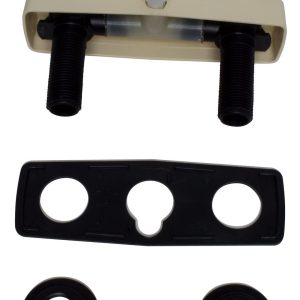 Valterra Shower Control Valve, 2 Valve, Single Piece Wall Mount, Plastic Compression Valve, 4 Inch Center Distance, 2 Hole Application – PF213142