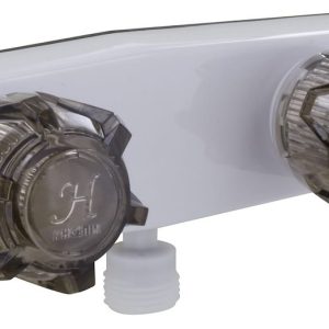 Valterra Shower Control Valve, 2 Valve, Single Piece Wall Mount, Plastic Compression Valve, 4 Inch Center Distance, 2 Hole Application – PF213245