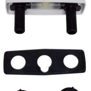 Valterra Shower Control Valve, 2 Valve, Single Piece Wall Mount, Plastic Compression Valve, 4 Inch Center Distance, 2 Hole Application – PF213245