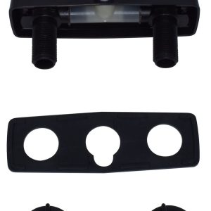 Valterra Shower Control Valve, 2 Valve, Single Piece Wall Mount, Plastic Compression Valve, 4 Inch Center Distance, 2 Hole Application – PF213741