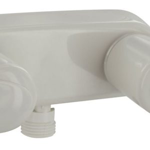 Valterra Shower Control Valve, Catalina, 2 Valve, Single Piece Wall Mount, 1/4 Turn Washerless Valve, 4 Inch Center Distance – PF223241