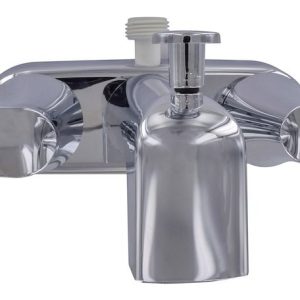 Valterra Faucet, Catalina, Used for Bathtub, Single Piece 4 Inch Wall Mount with Tub/ Shower Diverter, 2 Lever Handles – PF223362