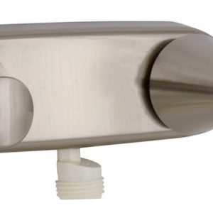 Valterra Shower Control Valve, Catalina, 2 Valve, Single Piece Wall Mount, 4 Inch, 2 Lever Handles, Brushed Nickel, Plastic Underbody – PF223404